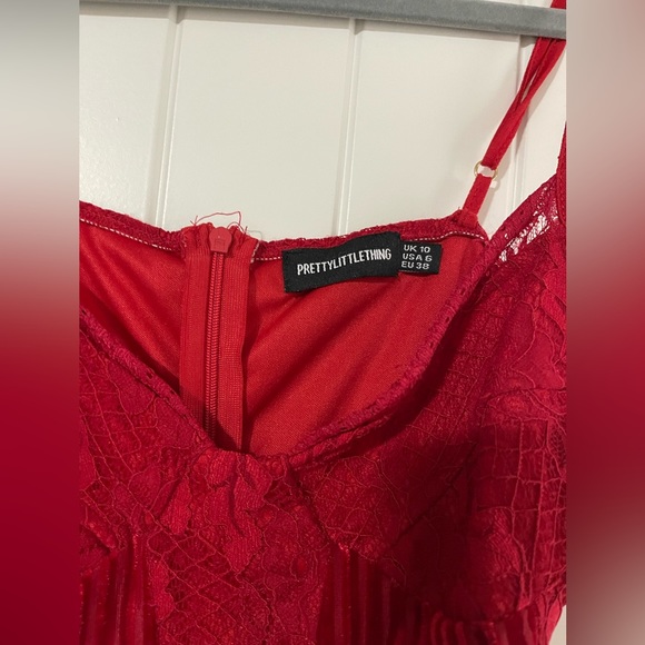 Pretty Little Thing Sexy Red Dress - Picture 5 of 5